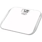 Adler Pèse-personne AD 8164 poids maximum (capacité de charge) 180 kg, précision 100 g, multi-utilisateurs, blanc,