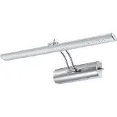 Globo Lighting LED Bilderleuchte Spiegel Chrom | 220lm | 4000K | Lampe de salle de bain murale Lampe de salle de bain Lampe de salle de bain Lampe à tableau Lampe à miroir Lampe à miroir