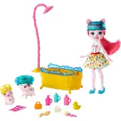 Enchantimals Ensemble De Jeu Enchantimals Bathtime Splash 16 Pièces