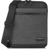 Hedgren Sac à bandoulière gris chiné / noir