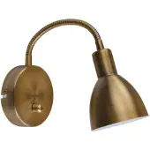 LINDBY Applique Murale , Amrei, dimmable, Bronze / laiton ancien, Salon / séjour, Métal, Ancien