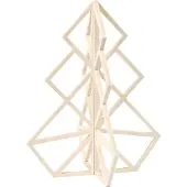 Creativ Company sapin de Noël 3D, H 40 cm, L 32 cm, contreplaqué, 1pc