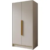 MargaretHadas24 Armoire Goya I 100 cm (cachemire, poignées dorées)