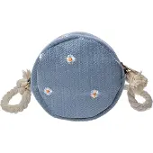 Clayre & Eef JZBG0258BL Dame Sac Bleu Ø 15 cm