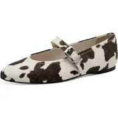 Tamaris Ballerines à lanières brun foncé / blanc cassé
