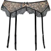 LASCANA Porte-jarretelles marron / noir