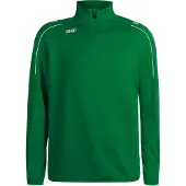 Jako Sweat de sport 'Classico' vert gazon / blanc