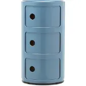 Kartell Componibili New Colors Unité de Rangement Light Blue | 3 doors