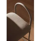 AYTM Angui Low Chaise de Bar Taupe Bocle