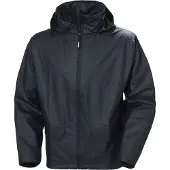 Helly Hansen Hommes, Vestes de pluie, Voss Rain Jacket, Bleu, (4XL)
