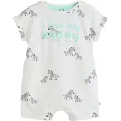 Next Barboteuse / body gris clair / menthe / noir / blanc