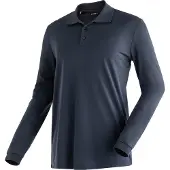 Maier Sports Ulrich Long Sleeve Polo Bleu M Homme