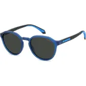 Polaroid Lunettes de Soleil PLD 2170/S/X 52/20/145 MATTE BLUE/ GREY POLARIZED polycarbonate homme PLD 2170/S/X