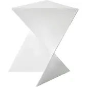 Beliani Table D'appoint Pecos Blanc
