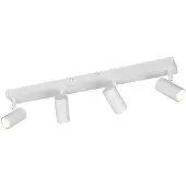 REALITY IMPORT Luminaire Reality, spot de plafond TARYN à 4 lampes, BHT 62 x 13,50 x 6 cm, blanc