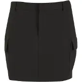 Urban Classics Patched Pocket Short Skirt Noir L Femme