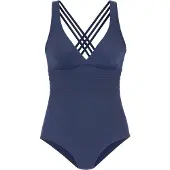 LASCANA Maillot de bain bleu marine