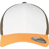 Flexfit Casquette kaki / orange / blanc