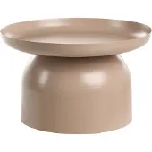 Beliani Table Basse Torrens Métal Taupe