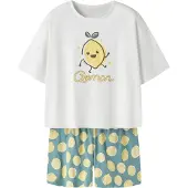 Name it Pyjama brun foncé / jaune / jade / blanc