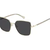 Polaroid Lunettes de soleil or / gris foncé