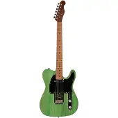 Fazley Outlaw Series Coyote Plus SS Green guitare électrique avec housse