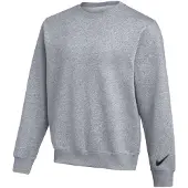 Nike Hommes, Pull-over, Park 26 Fleece Crew Swoosh sweatshirt IO9039-063, Gris, (L)
