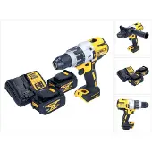 DeWalt DCD 996 M2 Perceuse-visseuse à percussion sans fil 18 V 95 Nm Brushless + 2x batterie 4,0 Ah + chargeur