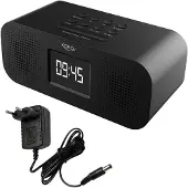 Xoro Wecker mit Radio Bluetooth Farb-Display Stereo Lautsp.