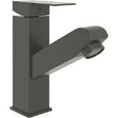 vidaXL Mélangeur lavabo avec douchette extractible Gris 157x172 mm