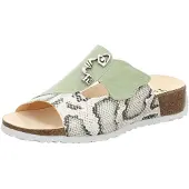 Think! Mule vert clair / noir / blanc