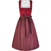 Spieth & Wensky Dirndl 'Havard' rouge foncé