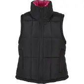 Urban Classics Gilet rose / noir
