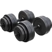 Gyronetics Gorilla Sports - Gyronetics E-Series Barres Courtes 30 Kg (Paire De 2 X 15kg) Gn001