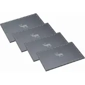 Kitchencraft Ardoise Sets de table "On aime Noël