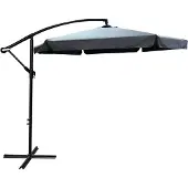 Akord Parasol De Jardin Cynia Gris 245X245X245
