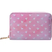 Clayre & Eef Portefeuille 10x15 cm rose Polyester Coeurs