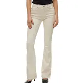 Vero Moda Flash Flared Jeans Beige S / 32 Femme