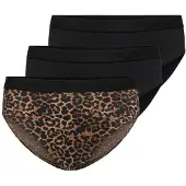 ONLY GIRLS Sous-vêtements 'KOGLOLA' noisette / noir