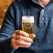 Yoursurprise Verres à bière miniatures gravés - 1 pièce
