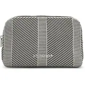 Ilse jacobsen Trousse de maquillage 'Knitty02' noir / blanc cassé
