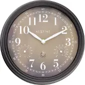 Nextime Horloge d'extérieur Jasmine Ø23,5 cm marron