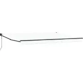 vidaXL Store coulissant blanc 450 x 300 x 165 cm