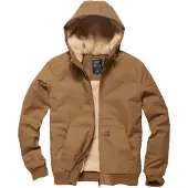 Vintage Industries Veste d’hiver 'Datton' noisette / noir