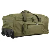 101 Inc Grand sac de transport militaire Trolley Commando 136L, kaki, vert
