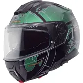Schuberth C5 Globe Casque Modulable Noir/Vert 65 unisex