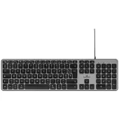 Blue Stork Clavier filaire KB pour Mac – Compatible AZERTY avec Mac – Noir
