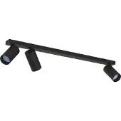 Lyora Spot en saillie 3 lumières Mono noir inclinable