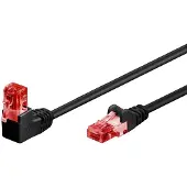 Goobay Câble U/UTP Cat 6 coudé -