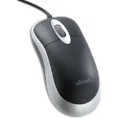 Ultron UM-100 (Filaire), Souris, Argent, Noir